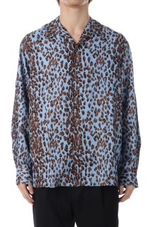 HAWAIIAN SHIRT L/S ( TYPE-1 ) / BLUE (25FW-WMS-HI01)
