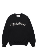 MIDDLE WEIGHT CREW NECK SWEAT SHIRT ( TYPE-1 ) / BLACK (25FW-WMC-SS08)