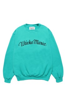 MIDDLE WEIGHT CREW NECK SWEAT SHIRT ( TYPE-1 ) / MINT (25FW-WMC-SS08)