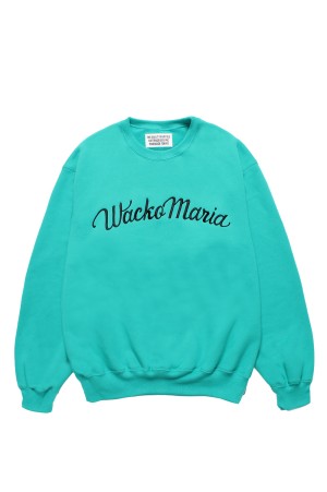 MIDDLE WEIGHT CREW NECK SWEAT SHIRT ( TYPE-1 ) / MINT (25FW-WMC-SS08)