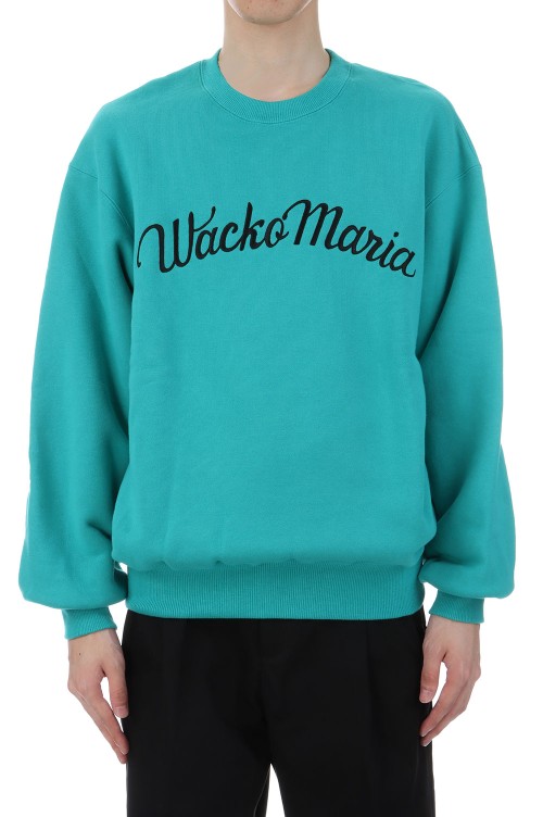 トップス WACKO MARIA MIDDLE CREW NECK SWEAT MIDDLE WEIGHT CREW NECK SWEAT SHIRT ( TYPE-1 ) / MINT (25FW-WMC