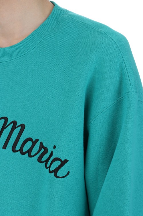 MIDDLE WEIGHT CREW NECK SWEAT SHIRT ( TYPE-1 ) / MINT (25FW-WMC