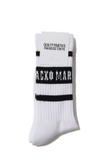 SKATER SOCKS ( TYPE-1 ) / WHITE-BLACK (25FW-WMA-SO01)