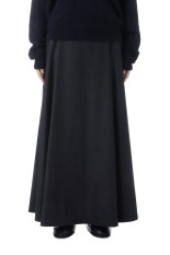 MERINO COLLEGE FLANNEL FLARED SKIRT - CHARCOAL TOP (SKAGGW0901)