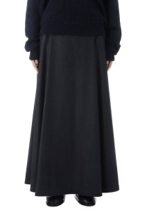 MERINO COLLEGE FLANNEL FLARED SKIRT - CHARCOAL TOP (SKAGGW0901)