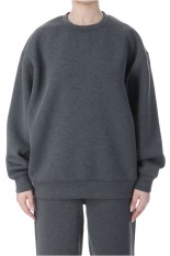 W's TECH SCUBA KNIT CREW - CHARCOAL (BE-60025WL)