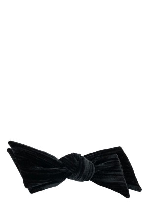 Velvet bow hair clip - Black (FTC254-2001A)