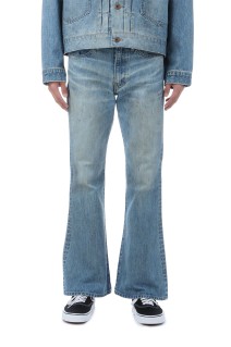 FADED MODERN DENIM PANTS FLARED CUT - FADED INDIGO (25330404)