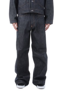 MODERN DENIM PANTS WIDE CUT - RIGID INDIGO (MODERN002)