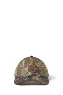 LEATHER PATCHED REAL TREE MESH CAP - MULTI (BEPFW25AC15)