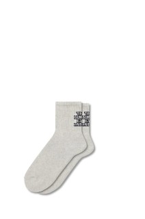 OG LABEL SOCKS - GRAY (BEPFW25AC24)