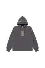 HWC LABEL HOODIE - CHARCOAL (BEPFW25CS03)