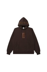 HWC LABEL HOODIE - DARK BROWN (BEPFW25CS03)