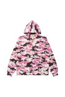 SMALL OG CAMO ZIP HOODIE - PINK CAMO (BEPFW25CS05)