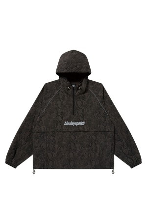 LOWERCASE LOGO PYTHON ANORAK - BLACK (BEPFW25OT02)