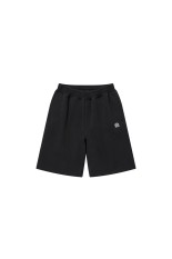 SMALL OG BAGGY SWEAT SHORTS - BLACK (BEPFW25PA01)