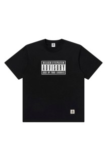 ADVISORY LABEL TEE - BLACK (BEPFW25TE03)