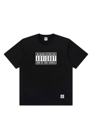 ADVISORY LABEL TEE - BLACK (BEPFW25TE03)