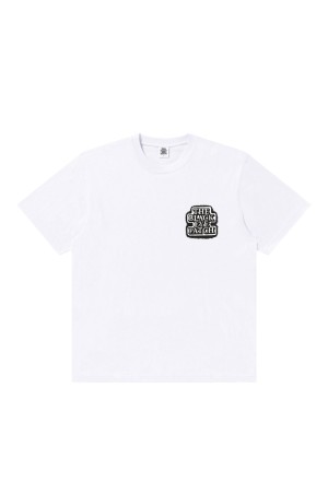 SPRAYED OG LABEL TEE - WHITE (BEPFW25TE20)