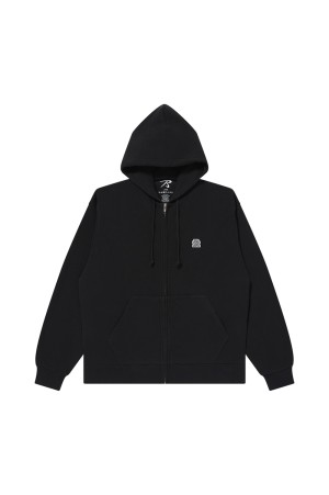 SMALL OG THERMAL ZIP HOODIE - BLACK (BEPFW25TP10)