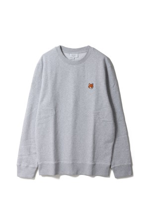 FOX HEAD REGULAR SWEATSHIRT - LIGHT GREY MELANGE (PM00303KM0340)