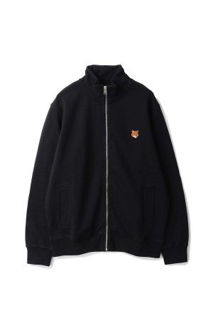 FOX HEAD ZIPPED REGULAR SWEATSHIRT - BLACK (PM02134KM0340)