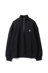 FOX HEAD COMFORT HALF ZIP SWEATSHIRT - BLACK (PM00305KM0341)
