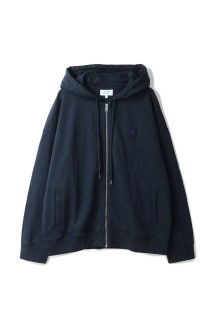 FOX HEAD ZIPPED OVERSIZE HOODIE - CLASSIC NAVY (PM02138KM0340)