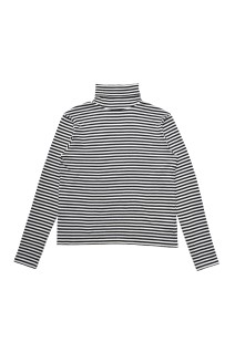 Marine Border Turtleneck L/S Pullover - BLT (2510-4002)