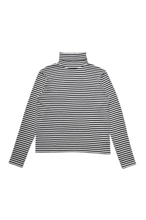 Marine Border Turtleneck L/S Pullover - BLT (2510-4002)
