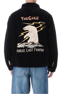 VELVETEEN ALASKA JACKET - BLACK (GL15678)