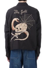 SKULL JACKET AGED MODEL - BLACK (GL15727)