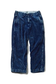 9W INDIGO CORDUROY TROUSERS - NAVY (GL42582)