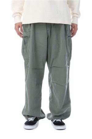 LIGHT BACKSATIN EASY CARGO PANTS - OLIVE (GL42578)