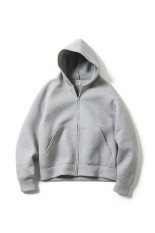 CARDBOARD KNIT ZIP PARKA - H.GRAY (GL15737)