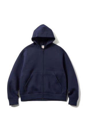 CARDBOARD KNIT ZIP PARKA - NAVY (GL15737)