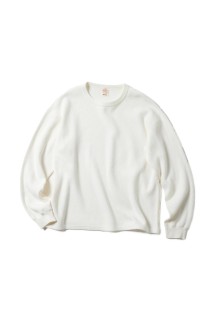 HEAVY THERMAL REGULAR L/S SHIRT - WHITE (GL69485)
