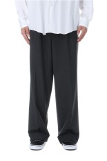 Flow Wide Turn-up Pants - Heather Charcoal (AOEFPT012)