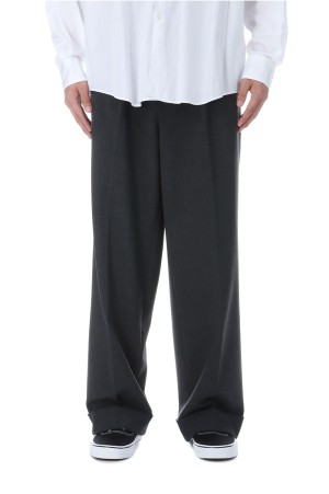 Flow Wide Turn-up Pants - Heather Charcoal (AOEFPT012)