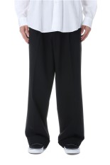 Flow Wide Turn-up Pants - Black (AOEFPT012)