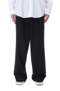 Flow Wide Turn-up Pants - Black (AOEFPT012)
