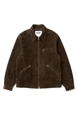 Leather Work Jacket - Dark Brown (AOEWLJ004)