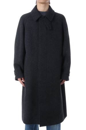 Legacy Balmacaan Coat - Heather Charcoal (AOEFCT003)