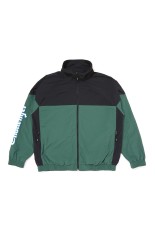 TRACK ZIP JACKET - GREEN - BLACK (CLG-JK 025-017)