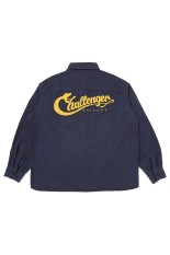 SNAKING LOGO WORK SHIRT - NAVY (CLG-SH 025-012)