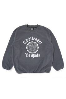 COLLEGE C/N FLEECE - CHARCOAL (CLG-SW 025-007)