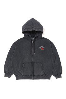 ROSE ZIP HOODIE - BLACK (CLG-SW 025-015)