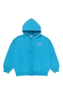 NEON WOLF ZIP HOODIE - TURQUOISE (CLG-SW 025-016)
