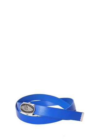 LOGO LEATHER BELT - BLUE (CLG-AC 025-045)