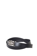 LOGO LEATHER BELT - BLACK (CLG-AC 025-045)